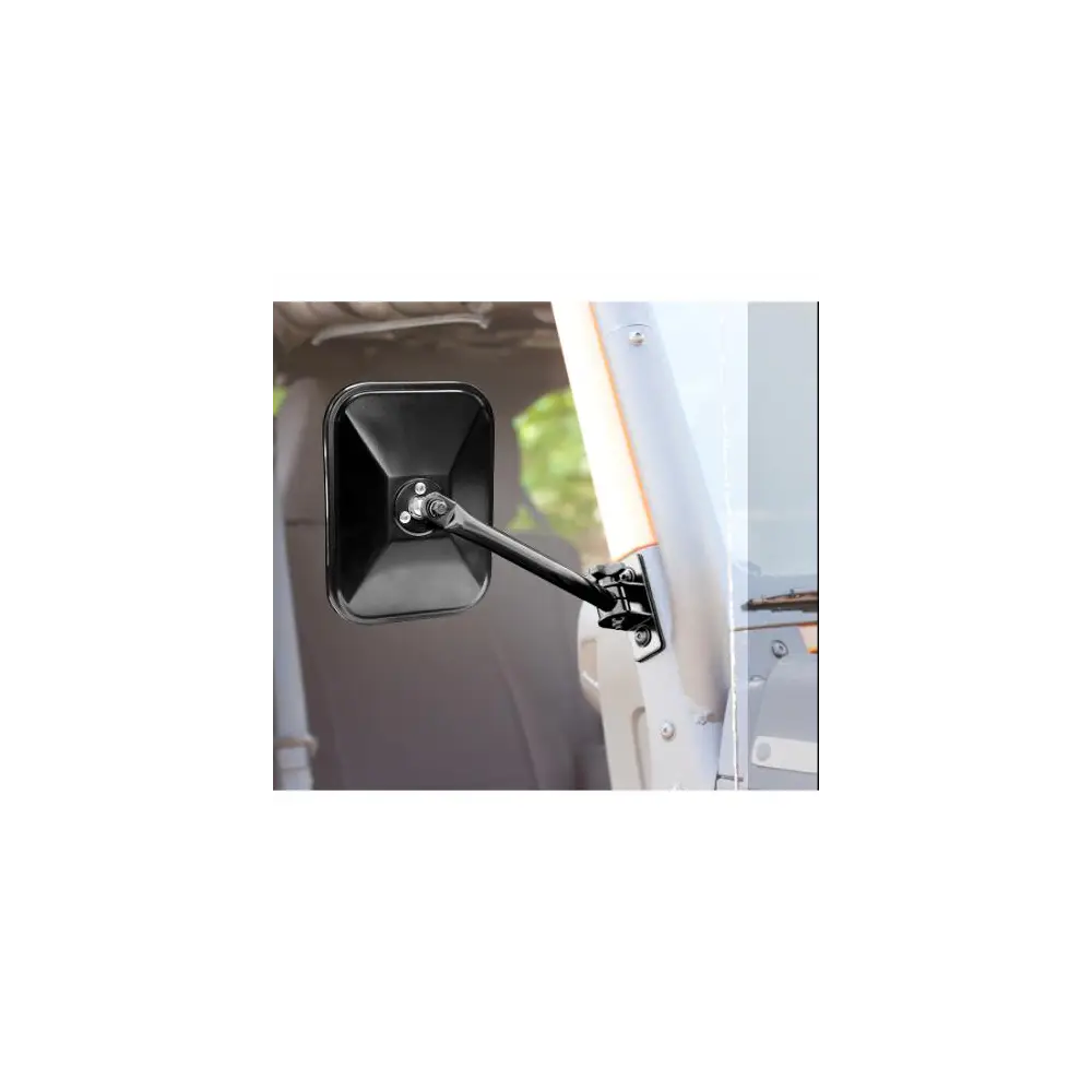 Quick Release Rectangular Mirror - Black - RUR11025.13